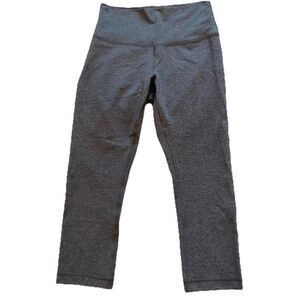 Lululemon Wunder Under Leggings Size 8 Gray High Rise Luxtreme Women's Active